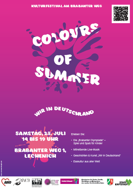 Colours of Summer – Festival Brabanter Weg – 23.7.22 – 14 bis 19 Uhr